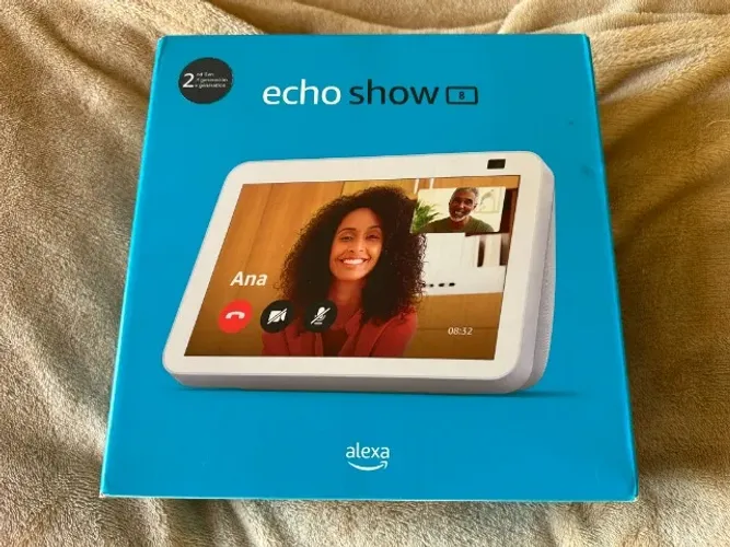 Echo Show 8 2ª Geração Alexa 8'' 13mp Branco novo na caixa!