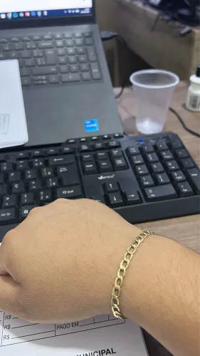 Pulseira de ouro 18k