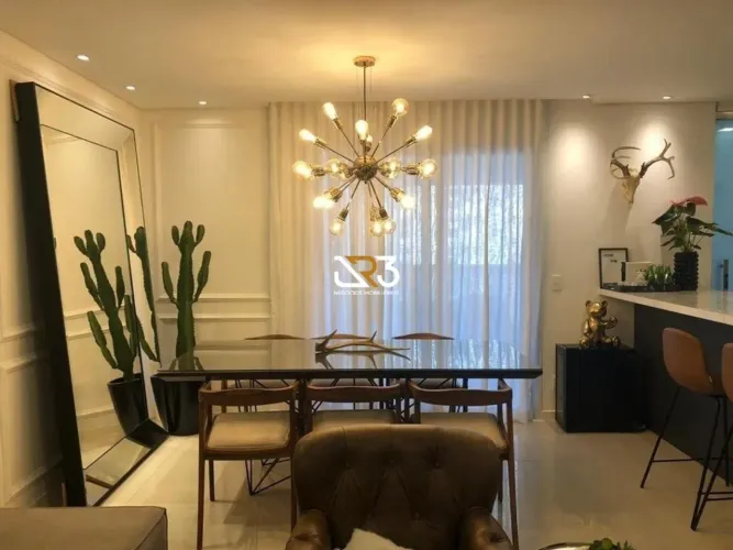 Apartamento mobiliado para alugar no Ed. Torre Valência - 2 suítes, sacada gourmet, 84,89m