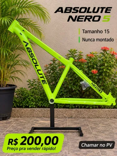Quadro Absolut Nero 5 verde - Limão - Novo | R$200