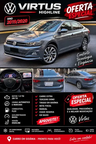 Volkswagen Virtus Highline 200 TSI 1.0 Flex 12V AUT 2020