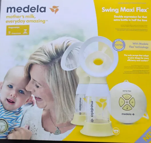 EXTRATORA DE LEITE ELÉTRICA DUPLA MEDELA SWING MAXI FLEX - EXCELENTE ESTADO