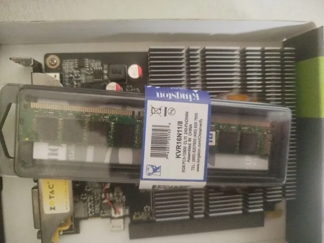 Placa de vídeo Gt-610 - ddr3 e memória 