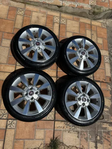RODAS ARO 15 FIAT HLX PNEUS NOVOS