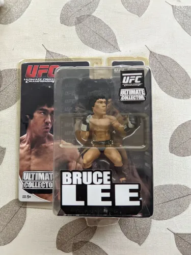 boneco de ação round 5 - bruce lee ufc ultimate collector mma - raro limitado - lacrado