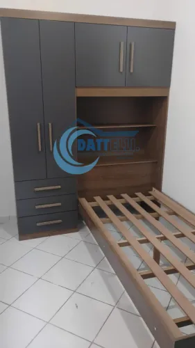 ROUPEIRO SOLTEIRO COM CAMA PRONTA ENTREGA - PARCELAMOS SEM JUROS