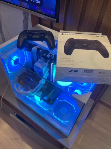 Controle ps5 preto e zero