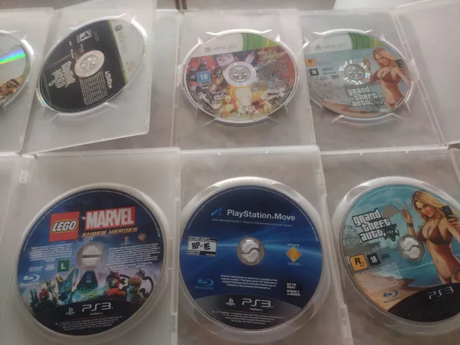 Jogos originais de Xbox e ps3 