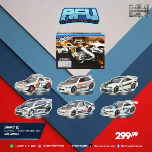 Mattel Multipack Hot Wheels Silver Series - Zamac 