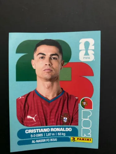 Figurinha Cristiano ronaldo
