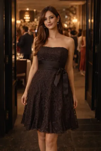 Vestido Le Lis Blanc em renda TAM 40