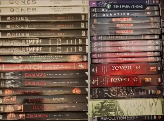 DVD séries originais usadas. Temporadas avulsas R$15, cada. Oportunidade!