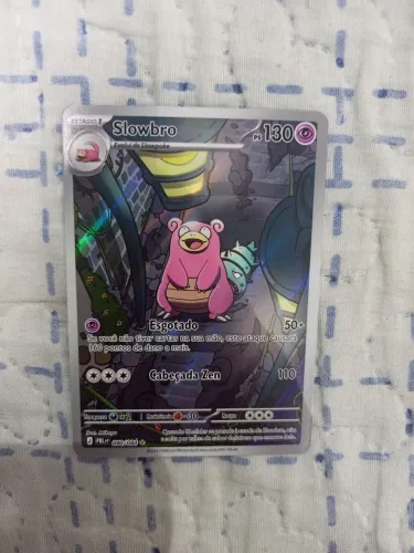 Carta slowbro ilustração rara