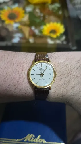 Relógio feminino vintage Mido Ocean Star 