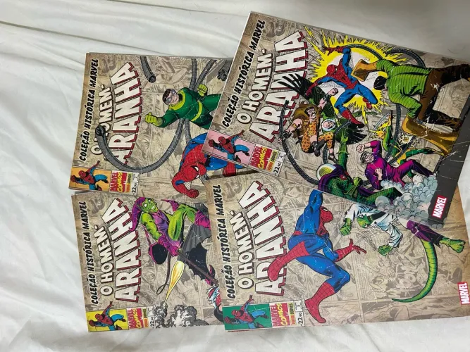 coleção histórica homem aranha - vol 1 ao 4