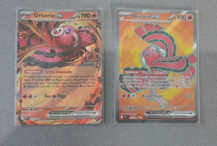 Cartas Pokémon Oricorio ex