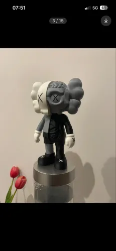 Boneco 3d Kaws 20cm streetwear