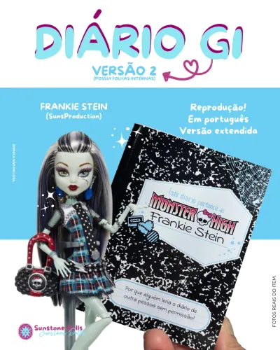 DIÁRIO FRANKIE STEIN MONSTER HIGH