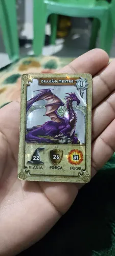 Dragão Mestre Prateado(Dracomania Elma Chips) Original!