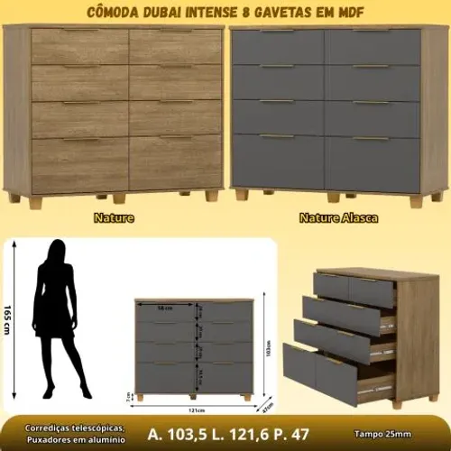 Cômoda DUBAI INTENSE