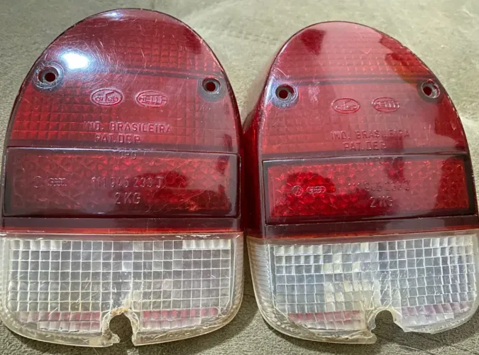 Par Lentes Lanternas Arteb Hella Originais Fusca/Fuscão 70 a 74