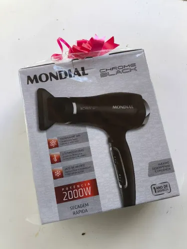 Ação de um Secador de cabelo MONDIAL 