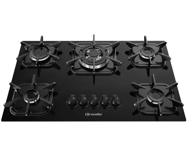 COOKTOP MUELLER 5 BOCAS TRIPLA CHAMA - NOVO NA EMBALAGEM! 