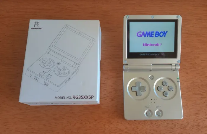 Game Boy Advance Anbernic RG35XXSP Prata Original