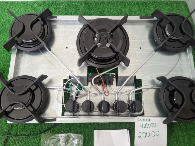 Cooktop Dako 5 queimadores ( FALTA O VIDRO)