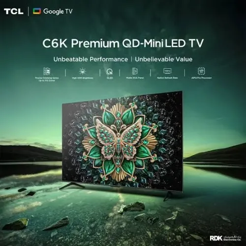 Tv smart TCL c6k 55 polegadas Premium qd Mini Led 40w Audio tipo Samsung LG