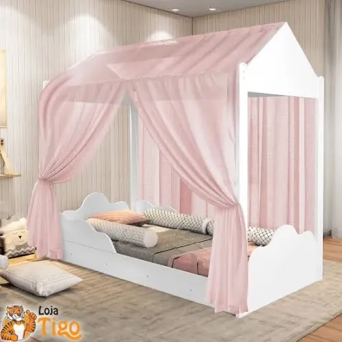 Cama Montesoriana rosa 