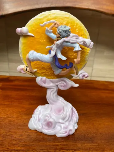 Action Figure One Piece - Luffy Gear 5 16cm Com Led