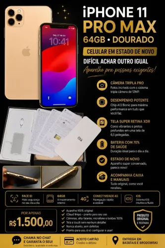 iPhone 11 Pro Max Impecável