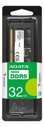 Memória RAM Notebook ADATA DDR5 32GB 5600MHz - NOVA/LACRADA c/ NF