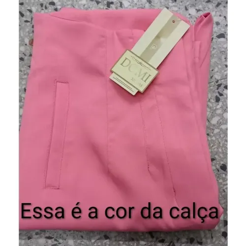 Calça modelo Zara, tamanho P cor salmão