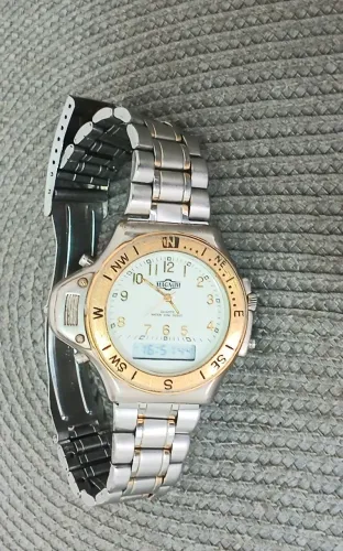 Relógio antigo de coleção vintage anos 90 modelo Altichron relíquia 