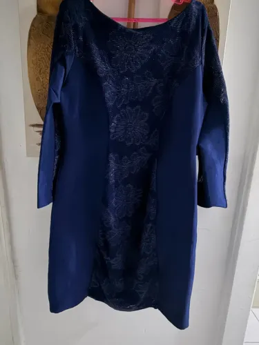 Vestido de festa azul xg