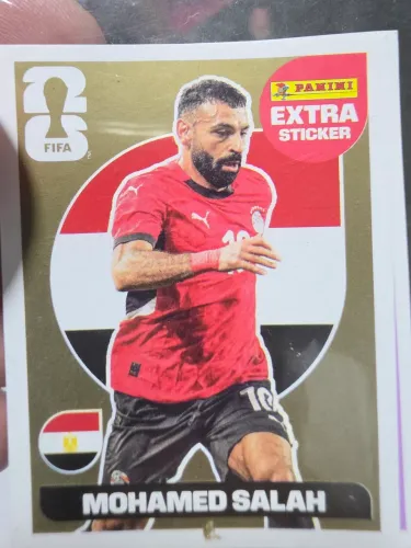 Figurinha gold Mohamed Salah 2026