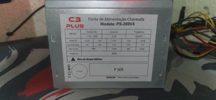 Fonte 200w C3 PLUS