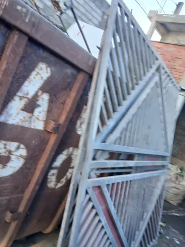 Portão deslizante 3 por 5 duas folhas, perfeito pra sua casa