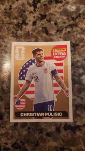 Figurinha legend do christian pulisic bronze original.