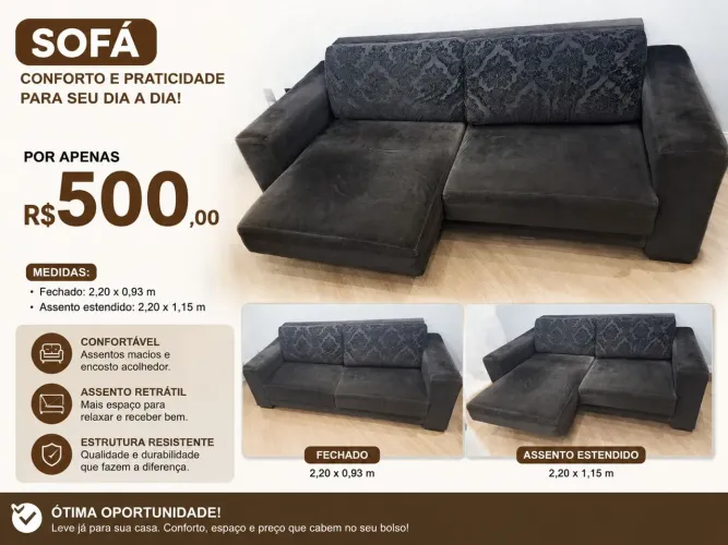 Sofa retrátil