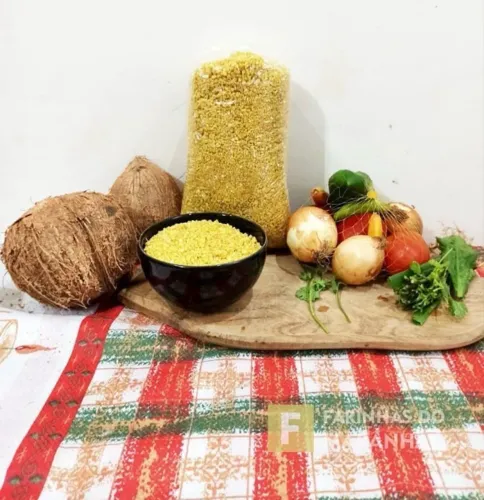Farinha com coco