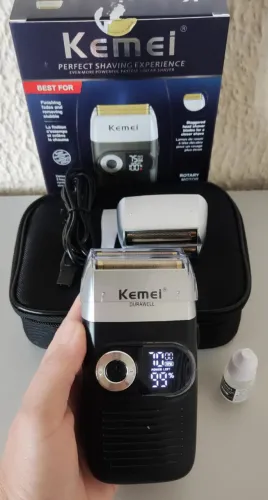 Máquina Shaver Barbeador Aparador Kemei