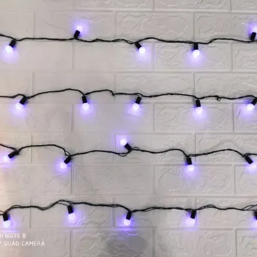 Bolas Color 30 Leds 5m 100v - Azul