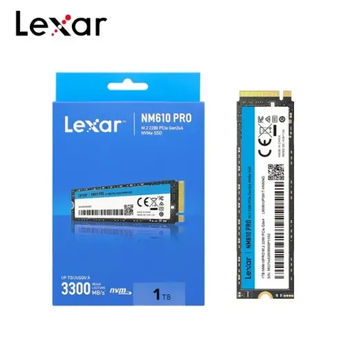 M.2 Nvme Lexar 1TB 3300MB/s Nvme 1.4 PCie Gen3x4