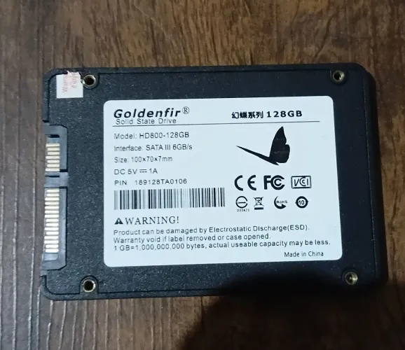 SSD Goldenfir 128GB SATA III ? HD800