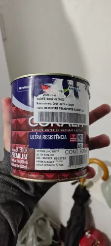 Tinta Esmalte Coral Vermelho Goya