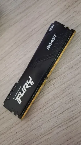 Memória DDR4 16GB Kingston Fury Beast XMP 2.0 Latência CL16