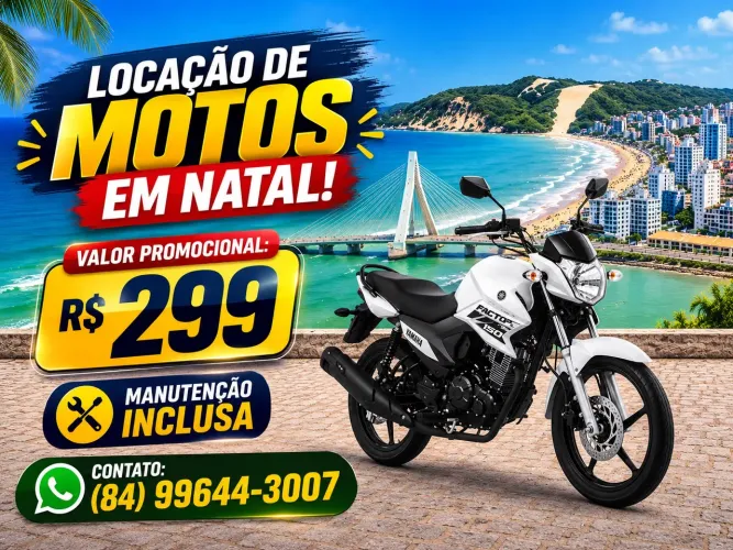 Locação de moto em Natal